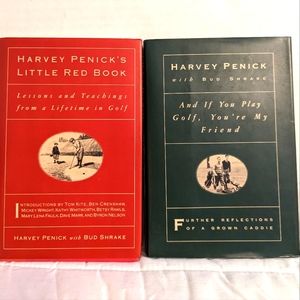 Set Of 2 "Golf" Books By Harvey Penick With Bud Shrake